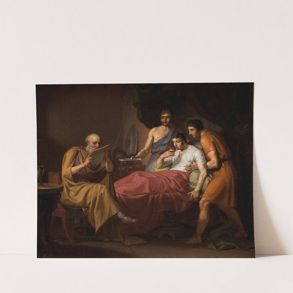 Alexander The Great On His Sickbed (1806) by Christoffer Wilhelm Eckersberg