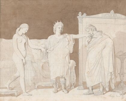 Alexander the Great presenting Campaspe to Apelles (1810)