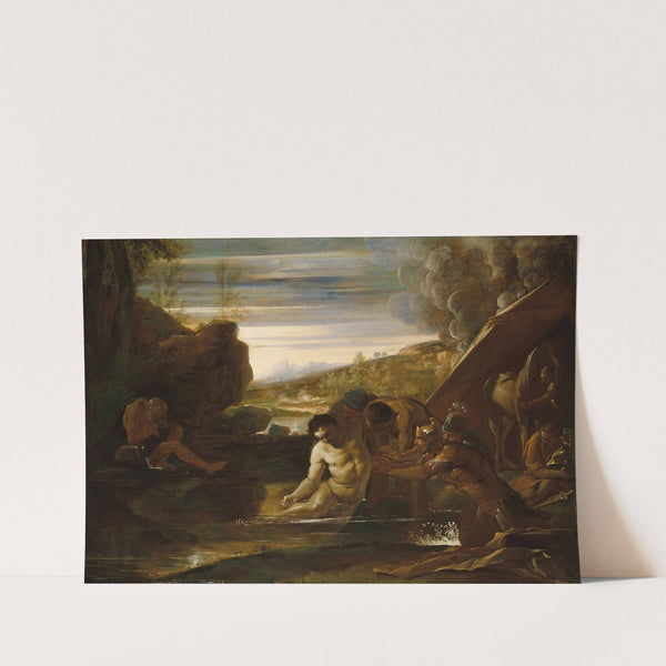 Alexander the Great Rescued from the River Cydnus by Pietro Testa