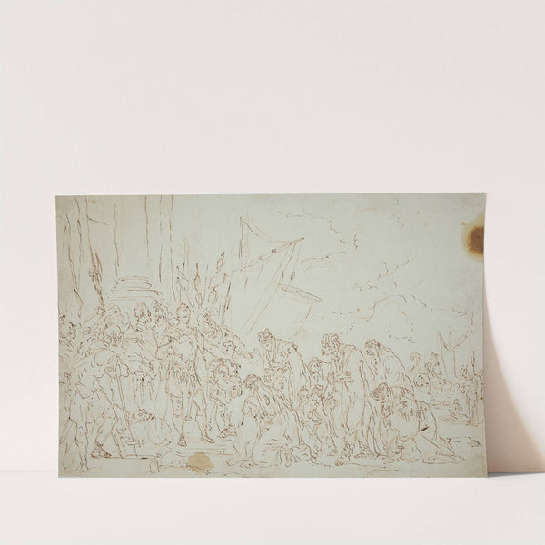 Alexander und die Familie des Darius (ca. 1748) by Gaspare Diziani