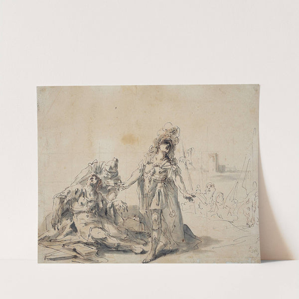 Alexander vor dem Körper des Darius (ca. 1740 – 1747) by Gaspare Diziani