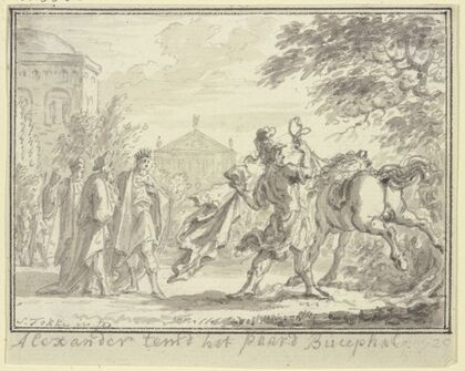 Alexander zähmt Bukephalos