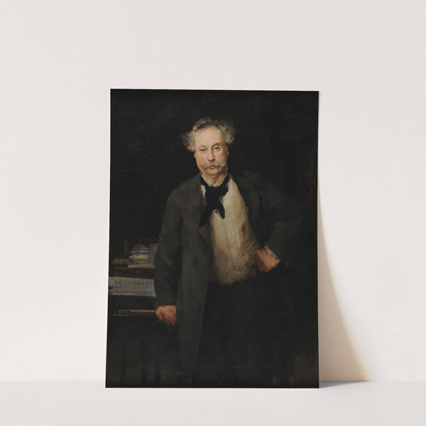 Alexandre Dumas fils (before 1895) by Alfred Philippe Roll