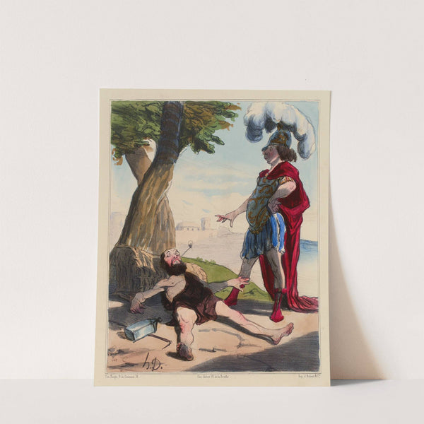 Alexandre et Diogène (1833) by Honoré Daumier