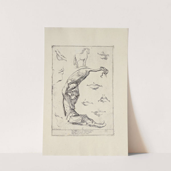 Alfabeto in sogno Pl.04 by Giuseppe Maria Mitelli