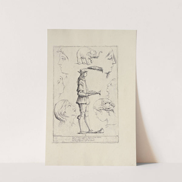 Alfabeto in sogno Pl.06 by Giuseppe Maria Mitelli