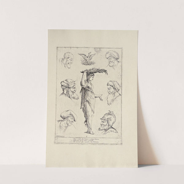 Alfabeto in sogno Pl.07 by Giuseppe Maria Mitelli