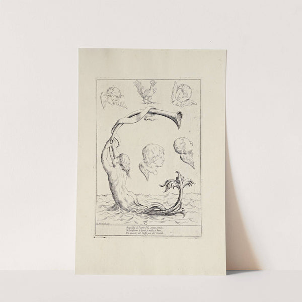 Alfabeto in sogno Pl.08 by Giuseppe Maria Mitelli