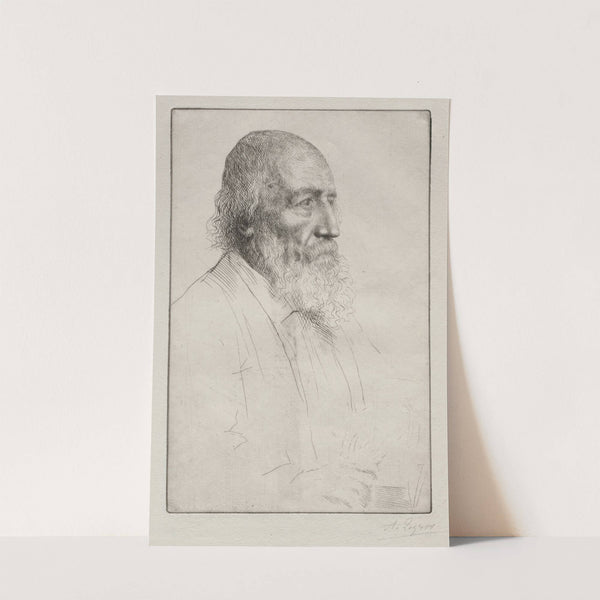 Alfred Lord Tennyson (c. 1857–1911) by Alphonse Legros