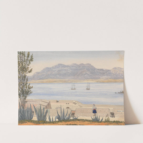 Algeciras from Gibraltar by George Lothian Hall