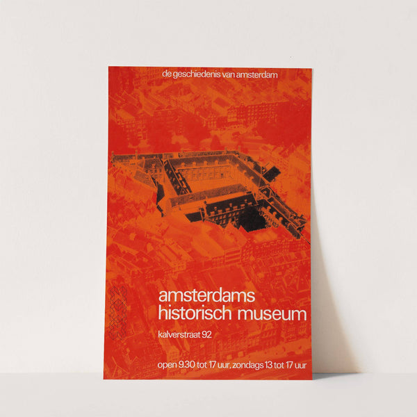 algemeen affiche voor Amsterdams Historisch Museum (1977) by Adth van Ooijen