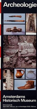 Algemeen affiche voor archeologie in het Amsterdams Historisch Museum (1979-1980)