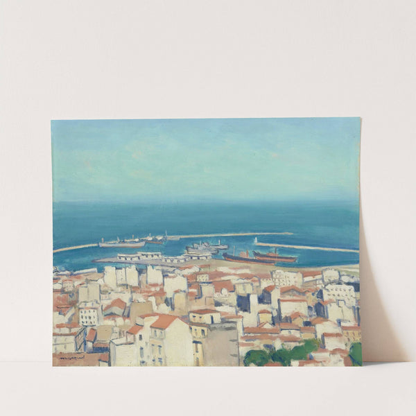 Alger, vue de la ville et du port (circa 1940) by Albert Marquet