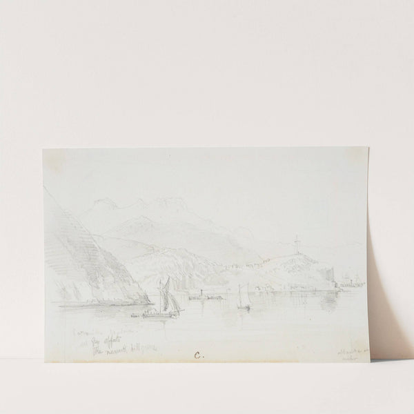 Alhambra at anchor (Port Chalmers) by Nicholas Chevalier