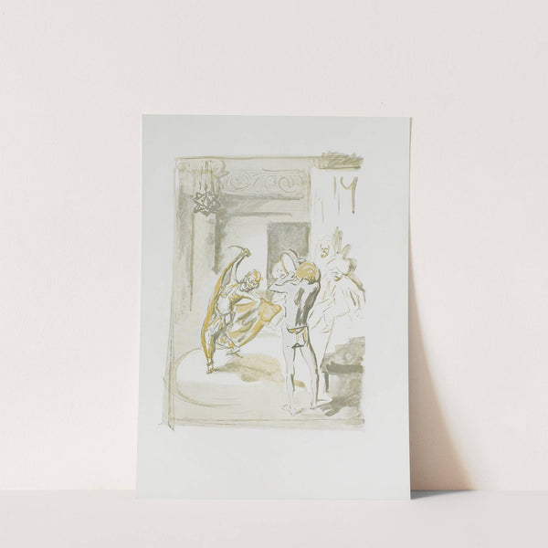 Ali Baba und die vierzig Räuber Pl.14 by Max Slevogt