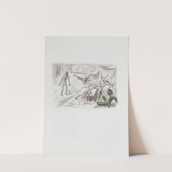 Ali Baba und die vierzig Räuber Pl.15 by Max Slevogt