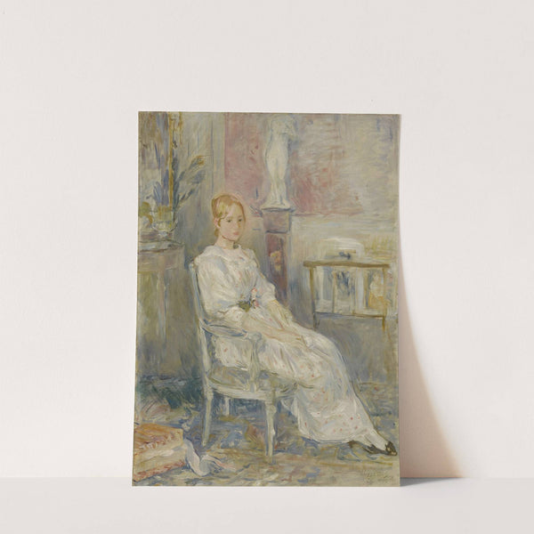 Alice Gamby dans le salon (1890) by Berthe Morisot