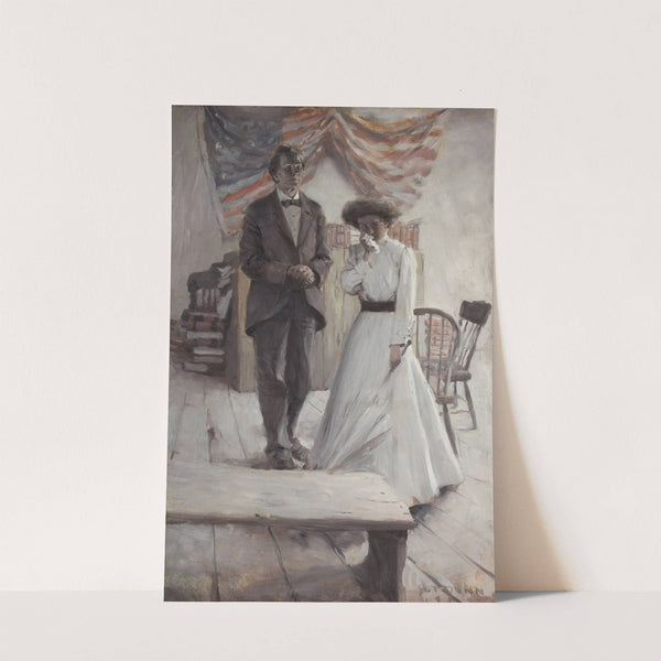 'Alicia, I Couldn't Think Nothin' That was Agin-You', The Justice of Gideon by Harvey T. Dunn