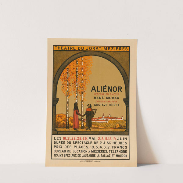 Aliénor, légende en 5 actes de René Morax, musique de Gustave Doret. Théâtre du Jorat (1910) by Jean Morax