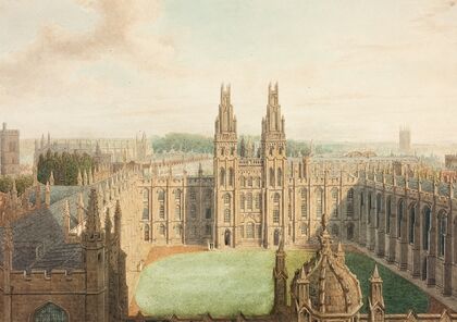 All Soul’s College from the Radcliffe Library