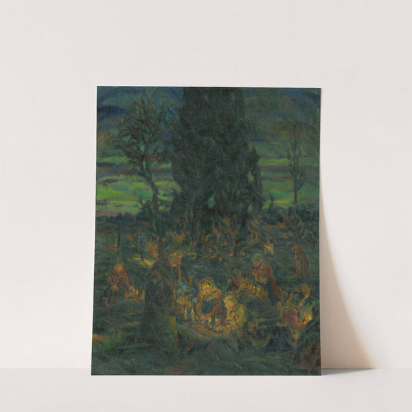 All Souls' Day by Gustáv Mallý