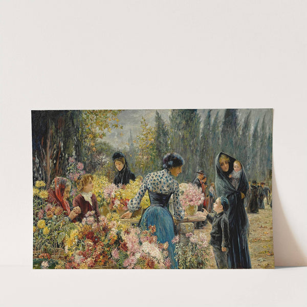 All Souls' Day In rome by José Gallegos Y Arnosa