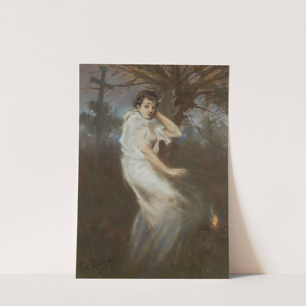 All Soul’s Day. The hour of ghosts (1888) by Witold Pruszkowski