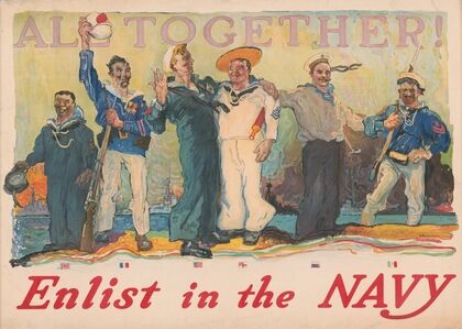 All together! Enlist in the Navy