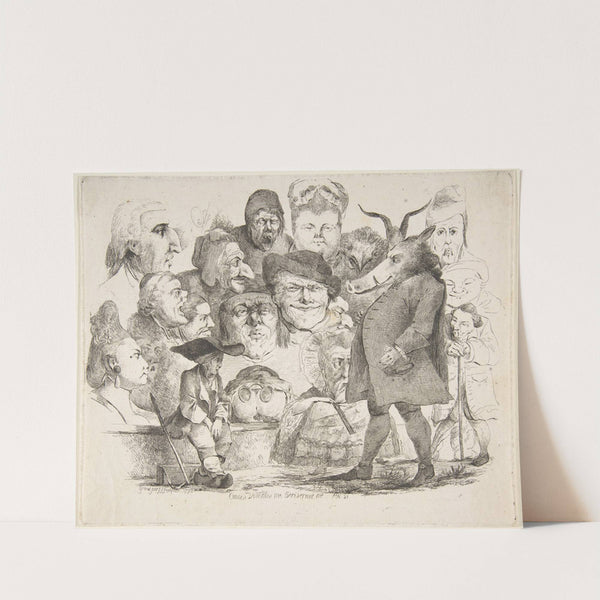 All Who See Me Jeer at Me (Omnes Videntes me Deriserunt me) (1773) by Joseph François Foulquier