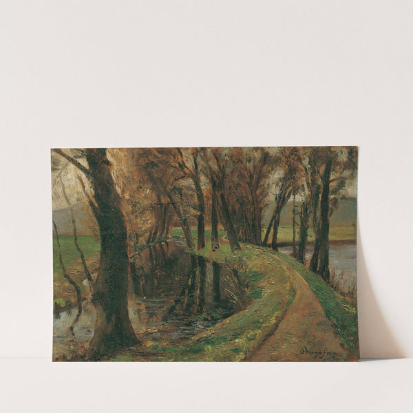 Allee am Weiher by Olga Wisinger-Florian