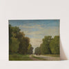 Allee bei Fontainebleau by Georg Eduard Otto Saal