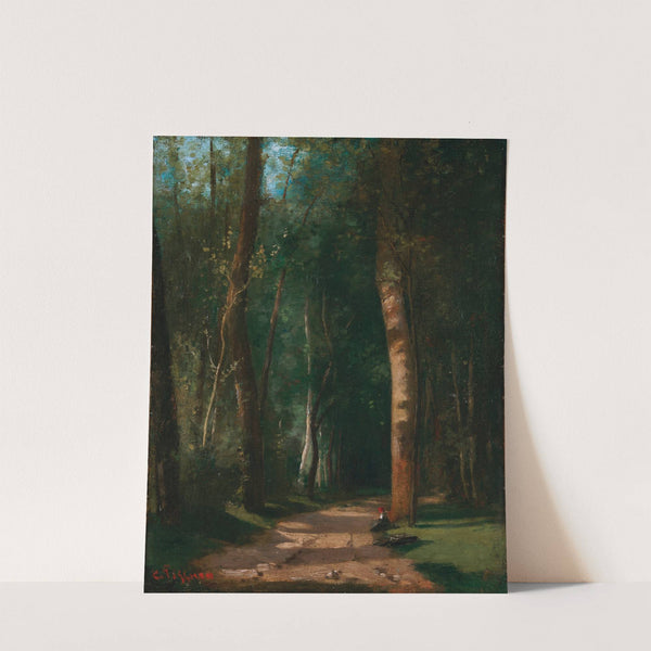 Allée Dans Une Fôret by Camille Pissarro