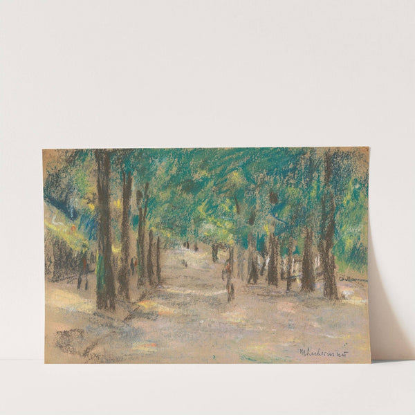 Allee (wohl in Haarlem) (1907) by Max Liebermann