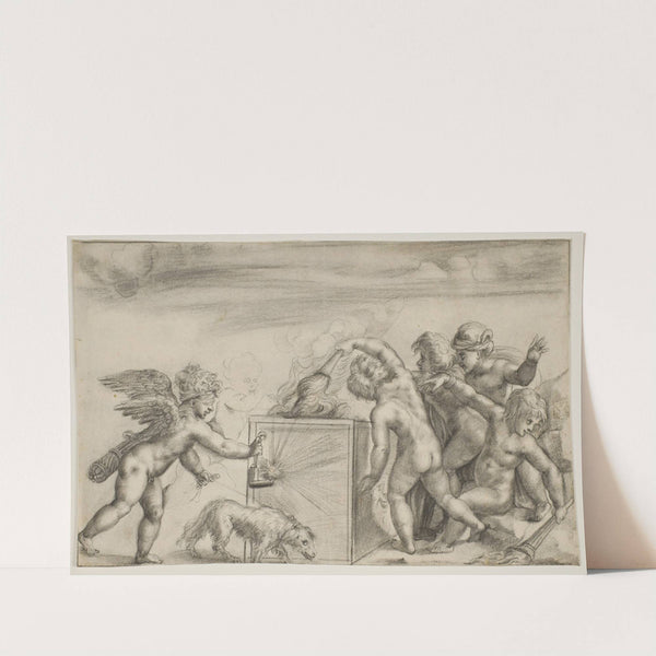 Allegori over blind kærlighed by Pirro Ligorio