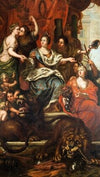 Allegori över konung Karl XI,s fredliga regeringr,1693