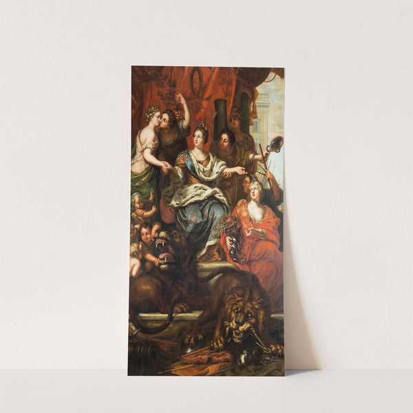 Allegori över konung Karl XI,s fredliga regeringr,1693 by David Klöcker Ehrenstrahl