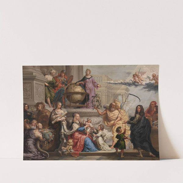 Allegorical Adoration of the Birth of a Prince by Jan Ykens