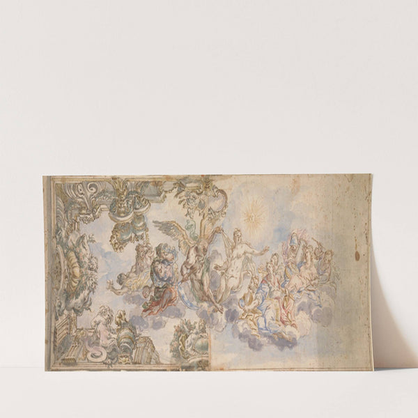 Allegorical Design for a Ceiling Fresco (1650-1700) by Francesco Albani