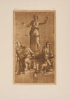 Allegorical drawing of justice