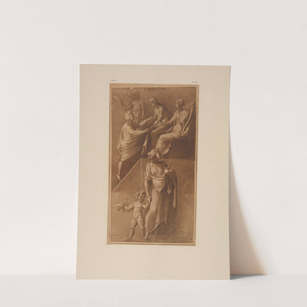 Allegorical drawing of liberty by P. & D. Colnaghi