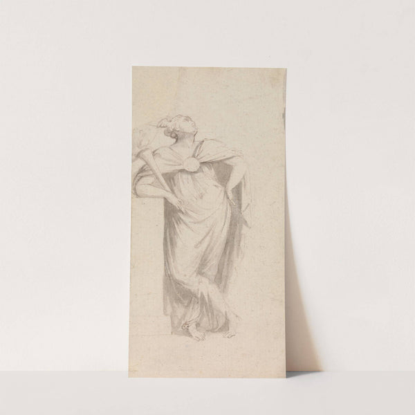 Allegorical Female Figure: holding a flaming torch by John Bacon