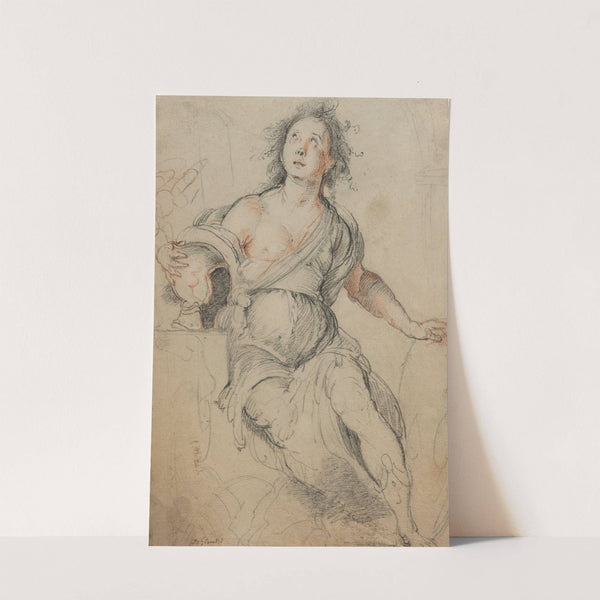Allegorical Figure (c. 1635) by Bernardo Strozzi