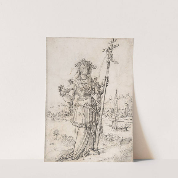 Allegorical Figure (Faith) by Pieter Cornelisz Kunst