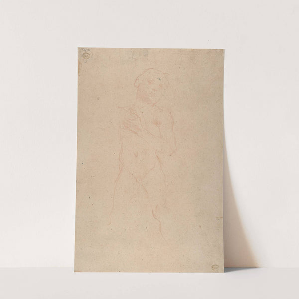 Allegorical Figure of Purity with a Unicorn and Putto by Baldassarre Franceschini