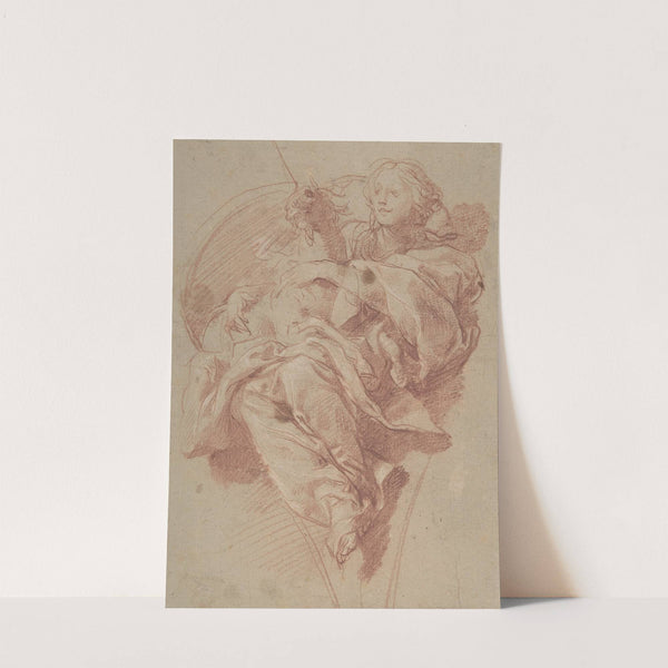 Allegorical Figure of Purity with a Unicorn by Baldassarre Franceschini