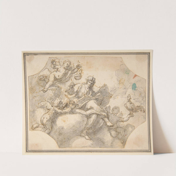 Allegorical Figure of Study (1657–1747) by Francesco Solimena