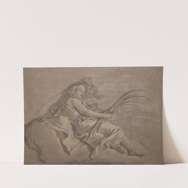 Allegorical Figure Representing Asia by Giovanni Domenico Tiepolo