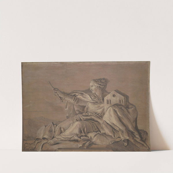 Allegorical Figure Representing Europe by Giovanni Domenico Tiepolo