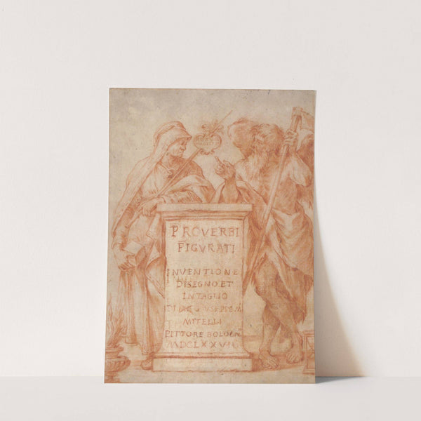 Allegorical Figures of Experience and Time by Giuseppe Maria Mitelli