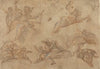 Allegorical Figures Seen from Below